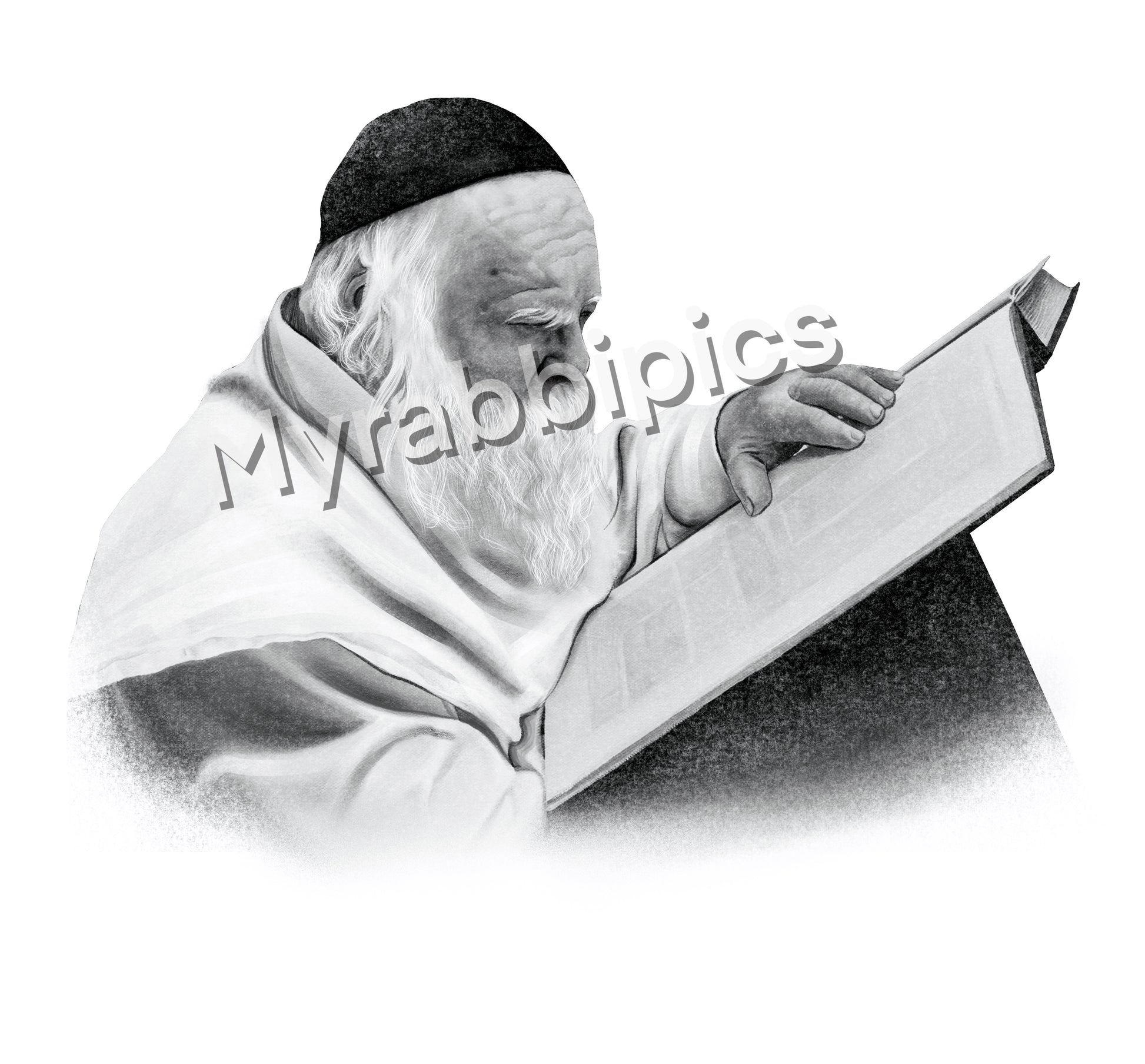 Rav Chaim Kanievsky Sketch – myrabbipics